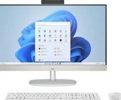 Komputer All in One HP 24-cr1007na / A4QV6EA / Intel Ultra 5 125U / 24GB / SSD 1TB / Intel Graphics / FullHD / Win 11 / Biały