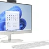 Komputer All in One HP 24-cr0781ng / B19H1EA / Ryzen 5 / 8GB / SSD 512GB / AMD Radeon / FullHD / Win 11 Pro / Biały