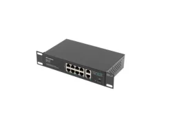 Lanberg Switch Rack 10' 19' 8x 100MB Poe 120W + 2x 1GB