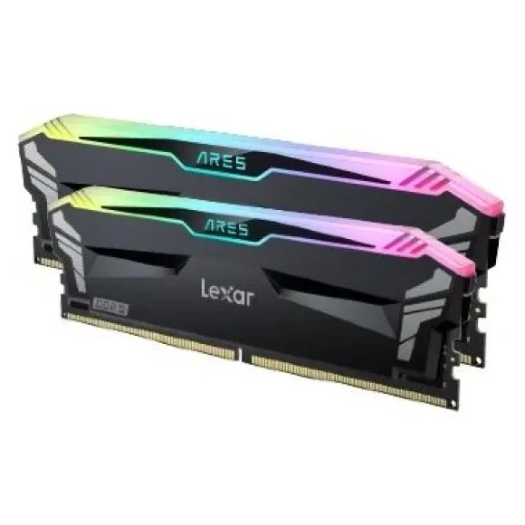 lexar Pamięć DDR5 ARES RGB Gaming 32GB(2*16GB)/7200 Czarna