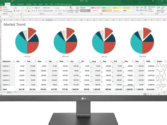 LG Monitor 27" 27UK670P-B