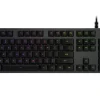 Logitech G G512 CARBON LIGHTSYNC RGB Mechanical Gaming Keyboard with GX Brown switches klawiatura USB QWERTY Hiszpański Węgiel