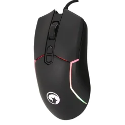 Marvo Mysz M655, 12000DPI, optyczna, 7kl., przewodowa USB, czarna, do gry, podświetlona
