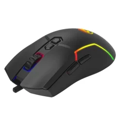 Marvo Mysz M655, 12000DPI, optyczna, 7kl., przewodowa USB, czarna, do gry, podświetlona