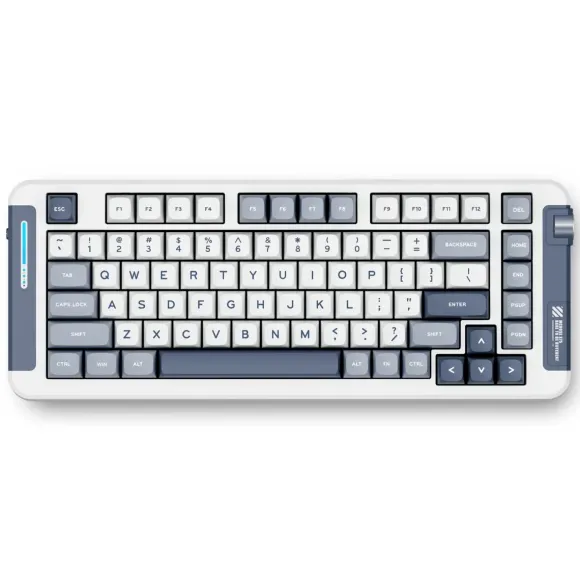 MCHOSE X75 (Navy Blue) - Bezprzewodowa gaming klawiatura 75% RGB (US English - ANSI)
