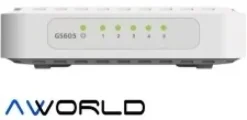 Netgear 5PT GIGABIT SWITCH GS605-400PES