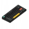 Nuphy - Halo75 v2 Wireless Mechanical Keyboard - Bezprzewodowa Klawiatura Mechaniczna Obsidian Black Silent Red Clear-Top