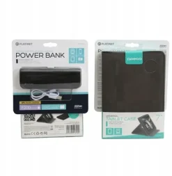 OMEGA Etui do tabletu TABLET/E-BOOK 7&quot MARYLAND BLACK + POWER BANK 7200