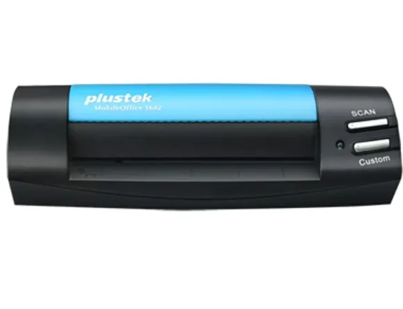 Plustek MobileOffice S602 Skaner do wizytówek 1200 x 1200 DPI A6 Czarny, Niebieski 0287