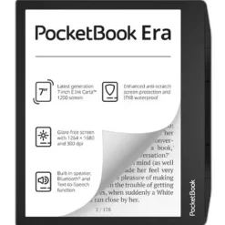 PocketBook Era 16GB Srebrny + etui Flip Czarne + 60 dni Legimi + 1100 ebooków GRATIS!