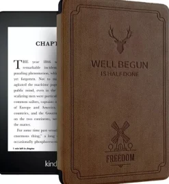 Pokrowiec Tech-Protect Etui Motto do Kindle Paperwhite 6/ Colorsoft/ Signature Edition 2024 7", brązowe
