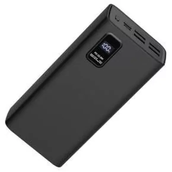 Powerbank PLATINET 30000mAh PD 3.0 QC 3.0 LED Screen (PMPB30WQC728B) Czarna