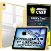 PRZEŹROCZYSTE ETUI CLEAR PENCIL DO Apple iPad AIR 11" 6 GEN 2024 A2899 A2900 A2902 | kremowy