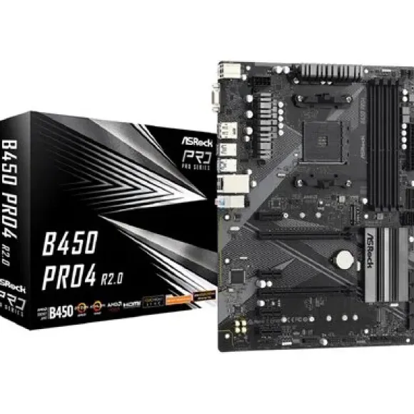Płyta główna ASRock B450 PRO4 R2.0 B450 PRO4 R2.0 (B450 PRO4 R2.0)