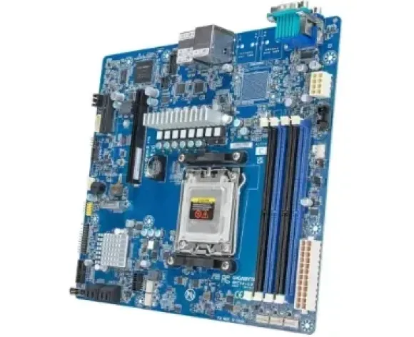 Płyta główna Gigabyte MC13-LE0 1x AM5 AMD Epyc 4004/Ryzen 7000 B650E (4xDIMM, 4x SATA, 1xM.2, 2x1Gbe, IPMI, mATX)