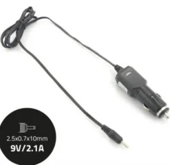 Qoltec Ładowarka/zasilacz samochodowy do Tabletu 9V-2.1A, wtyk: 2.5x0.7 7917.ŁAD (7917.ŁAD SAM)
