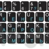 Reinston ENAK001 naklejki na klawiaturę cyrylica ukraińska i rosyjska ENAK001