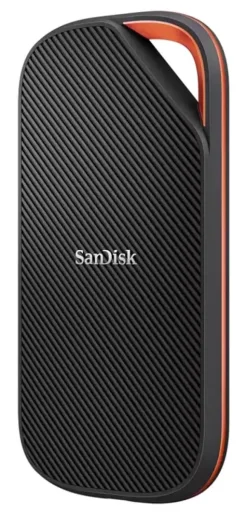 SanDisk Extreme Pro Technologia Thunderbolt 4 TB USB Type-C USB4 Gen 3x2 Czarny, Pomarańczowy SDSSDE82-4T00-G25