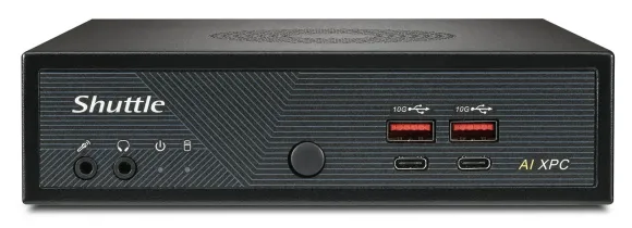 Shuttle Slim AI PC DN11H7 Wielkość PC 1.35L Czarny 155H Intel SoC DN11H7