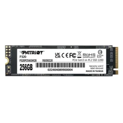 SSD Patriot Viper P320 M.2 PCI-Ex4 NVMe 256GB 2.2GB/s