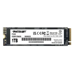 SSD Patriot Viper P320 M.2 PCI-Ex4 NVMe 1TB 3GB/s