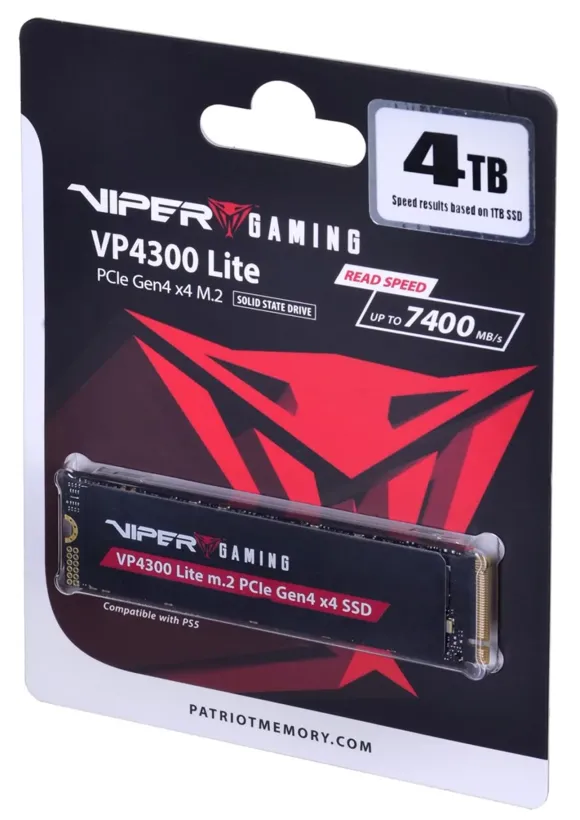 SSD Patriot Viper VP4300L M.2 PCI-Ex4 NVMe 4TB