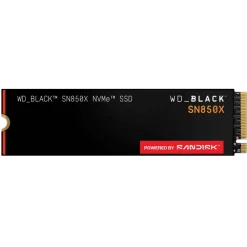 SSD|WESTERN DIGITAL|Black SN850X|1TB|M.2|PCIE|NVMe|Write speed 6300 MBytes/sec