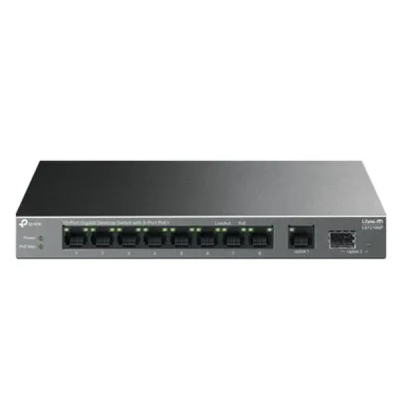 Switch TP-LINK LS1210GP Gigabit Ethernet, 10 portów, Funkcja PoE LS1210GP