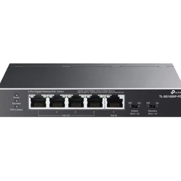 Switch TP-LINK TL-SG1005P-PD Gigabit Ethernet, 5 portów, Funkcja PoE TL-SG1005P-PD