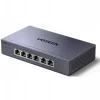 Switch Ugreen przełącznik ethernet 6-portowy z PoE - szary 1Gb/s