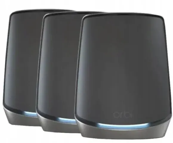 System NETGEAR Orbi WiFi 6 Mesh WLAN (RBK863SB) z 2 wzmacniaczam 540 m²