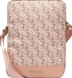 Torba na tablet Guess GUTB10HGCFSEP 10" GCube Stripe Różowy