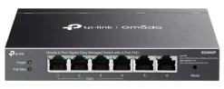 TP-Link Omada ES206GP łącza sieciowe Zarządzany Gigabit Ethernet (10/100/1000) Obsługa PoE Czarny