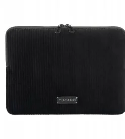 TUCANO Velluto 2 - Pokrowiec MacBook Air 13" M4/M3/M2/M1/2025-2018 / Pro 13" / Laptop 12" czarny BFVEL2MB13-BK