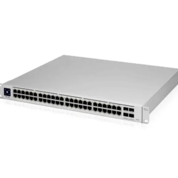 Ubiquiti UniFi 48Port Gigabit Switch with 802.3bt PoE, Layer3 Features USW-Pro-48-POE