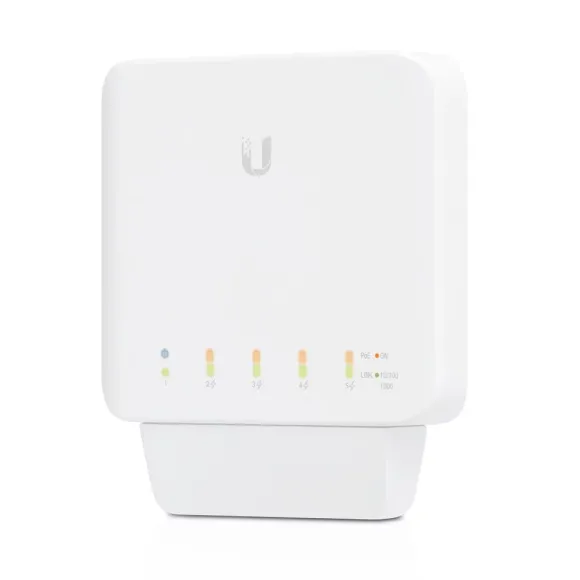 Ubiquiti USW-Flex 5 x Gigabit UniFi switch 1x PoE In 4x PoE+/48V PoE out 46W