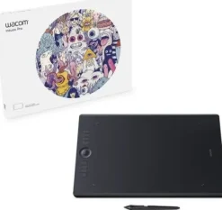 Wacom Intuos Pro  Tablet graficzny (USB, Bluetooth, 8000, ciśnienia Level z długopisem, rozmiar L) Czarny 4949268620062