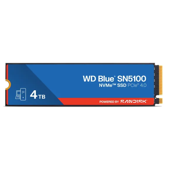 WD 4TB SN5100 NVMe, Blue - WDS400T5B0E-00CPE0