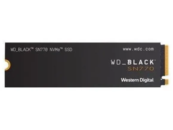 WD Black SN770 M.2 PCIe 4.0 NVMe SSD - 1TB WDS100T3X0E