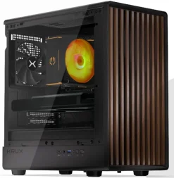 Wood ARGB Ryzen 7 5700X RTX 5060 16GB SSD 500GB WiFi6 BT5 W11 DLSS 4