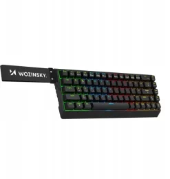Wozinsky WKGP-1165 mechaniczna podświetlana RGB - czarna
