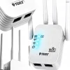 Wzmacniacz sygnału Wi-Fi repeater DUŻY ZASIĘG 4 anteny MOC 1200Mb/s 2.4G 5G Z01B