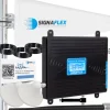 Zestaw Wzmacniacz LTE Signaflex GSM/UMTS/DCS BLACK LCD LS-GDW2 + T1 20dBi 10m + 2x Grzybek + Bat